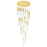 CWI Lighting Dragonswatch 32" Chandelier, Satin Gold