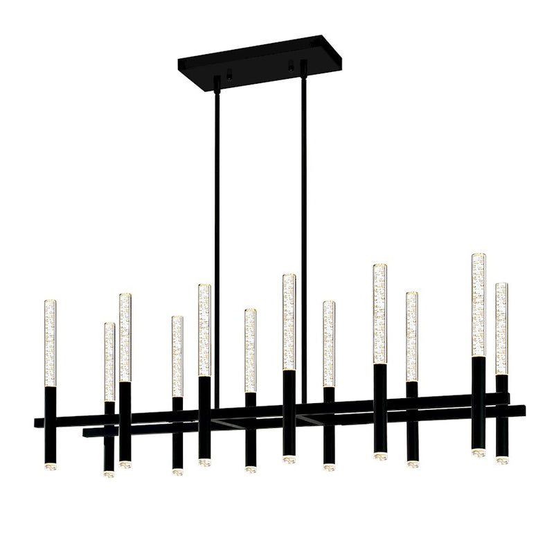 CWI Lighting Dragonswatch 48" Chandelier, Black