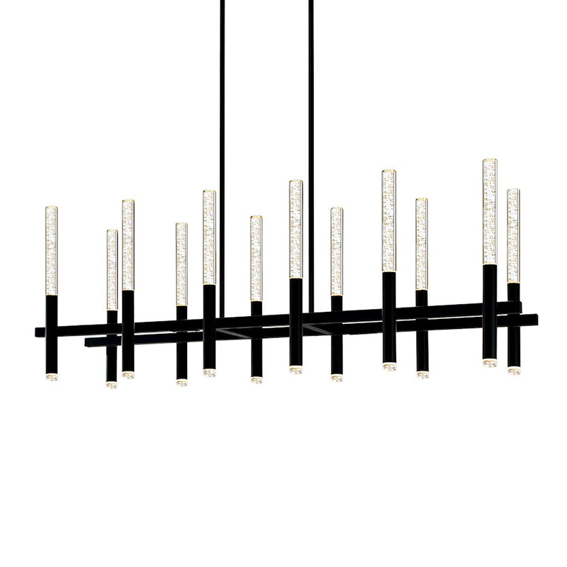CWI Lighting Dragonswatch 48" Chandelier, Black