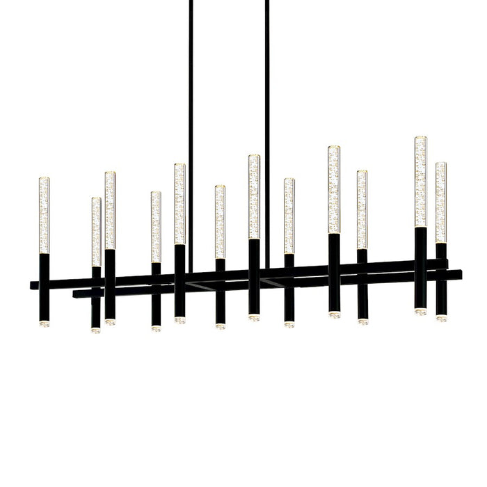 CWI Lighting Dragonswatch 48" Chandelier, Black