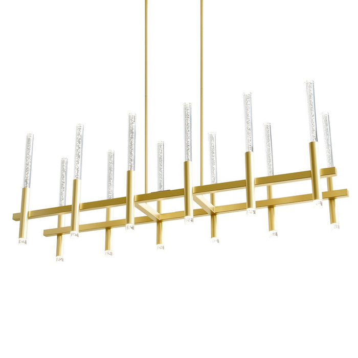 CWI Lighting Dragonswatch 48" Chandelier, Satin Gold