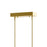 CWI Lighting Dragonswatch 48" Chandelier, Satin Gold
