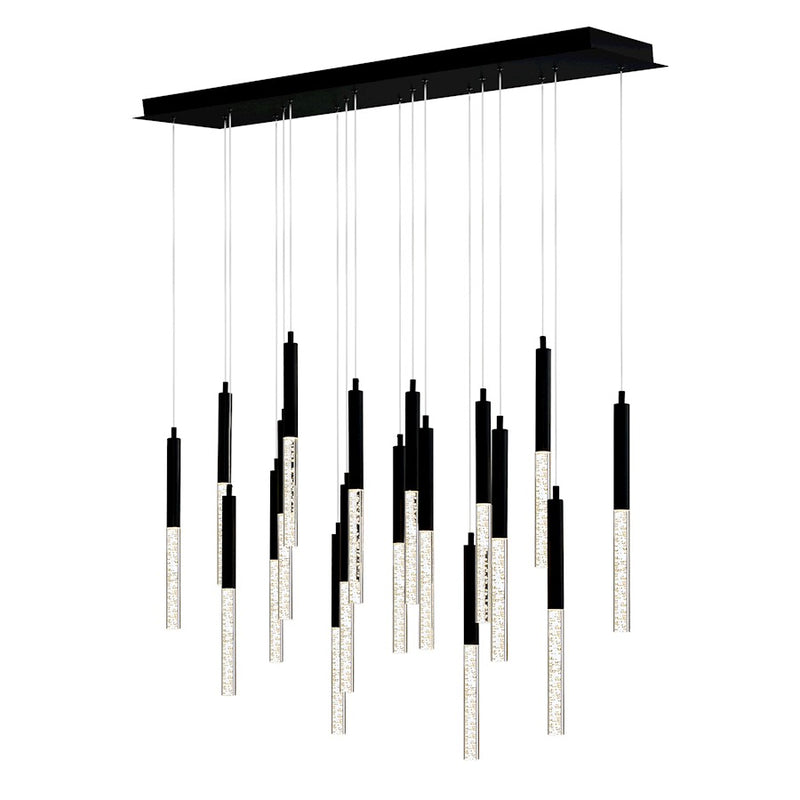 CWI Lighting Dragonswatch Chandelier, Black