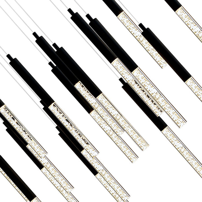 CWI Lighting Dragonswatch Chandelier, Black