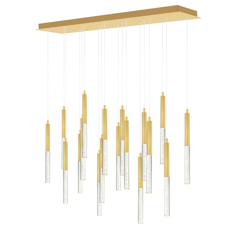 CWI Lighting Dragonswatch Chandelier, Satin Gold