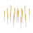 CWI Lighting Dragonswatch Chandelier, Satin Gold
