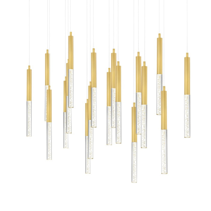 CWI Lighting Dragonswatch Chandelier, Satin Gold