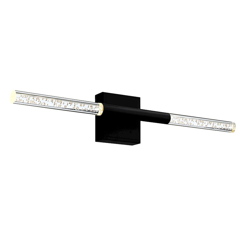 CWI Lighting Dragonswatch Vanity Light, Black