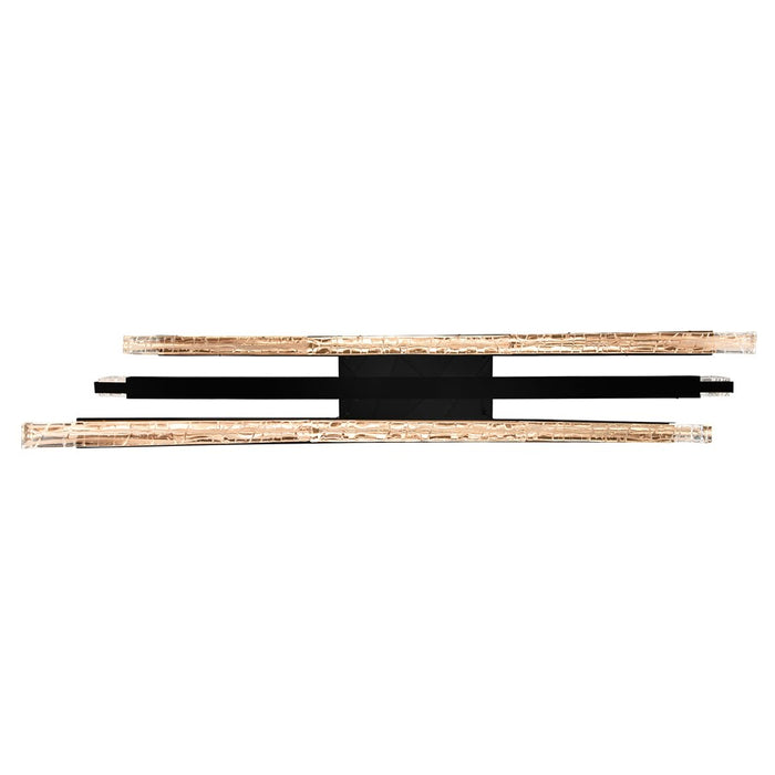 CWI Lighting Saber Integrated LED 50" Chandelier, Black