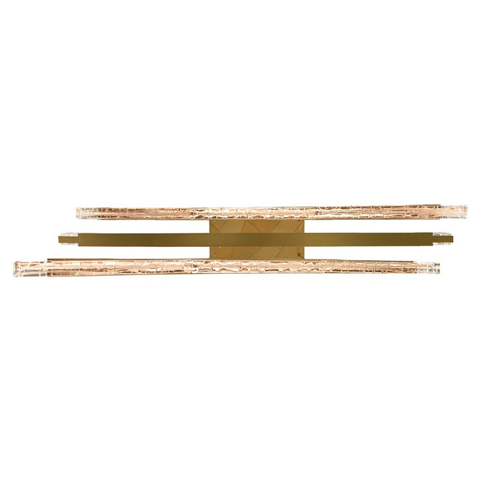 CWI Lighting Saber Integrated LED 50" Chandelier, Brass