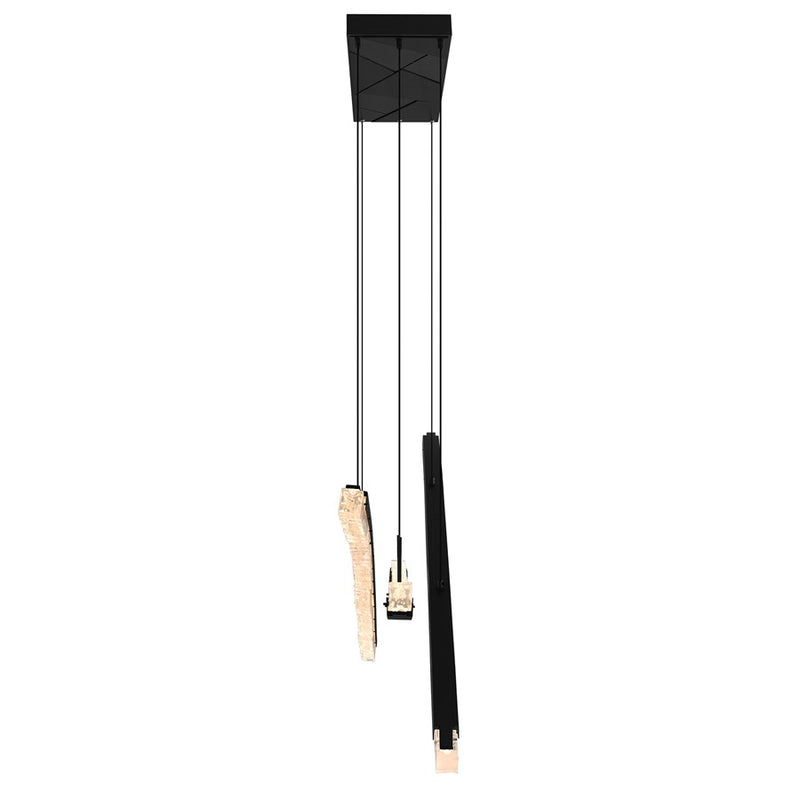CWI Lighting Saber Integrated LED 70" Chandelier, Black