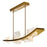 CWI Lighting Arcus LED 50" Brass Chandelier/Handcrafted Glass
