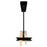 CWI Lighting Arcus LED 70" Black Chandelier/Handcrafted Glass