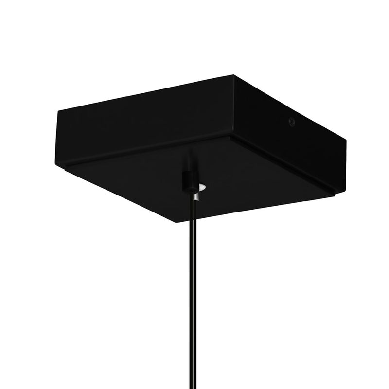 CWI Lighting Moon Integrated LED 8" Mini Pendant, Black