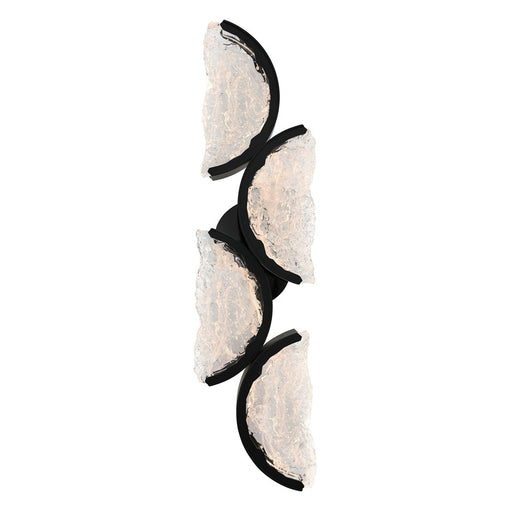 CWI Lighting Moon Integrated LED 8" Wall Light, Black