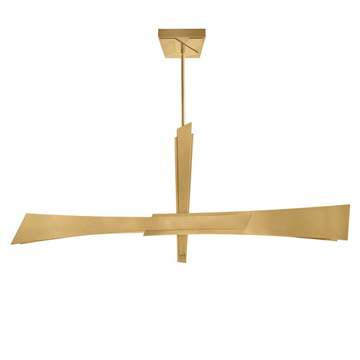 CWI Lighting Solara Integrated LED 50" Chandelier, Brass