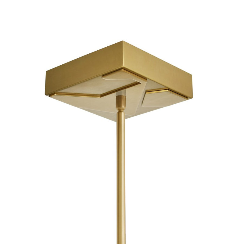 CWI Lighting Solara Integrated LED 50" Chandelier, Brass