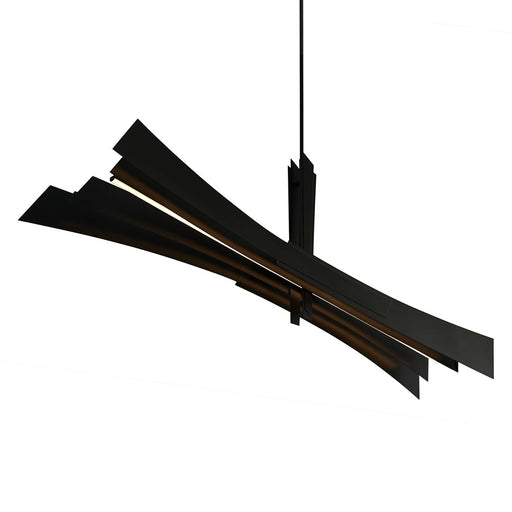 CWI Lighting Solara Integrated LED 72" Chandelier, Black
