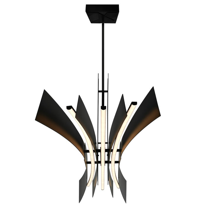 CWI Lighting Solara Integrated LED 72" Chandelier, Black