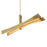 CWI Lighting Solara Integrated LED 72" Chandelier, Brass