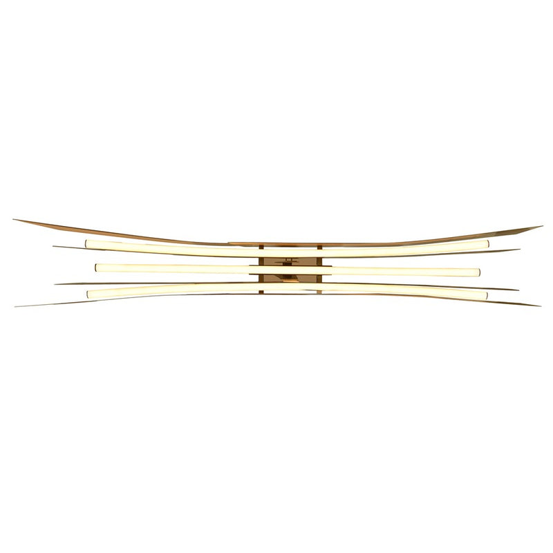 CWI Lighting Solara Integrated LED 72" Chandelier, Brass