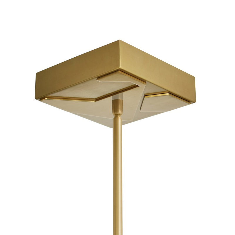 CWI Lighting Solara Integrated LED 72" Chandelier, Brass