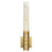 CWI Lighting Petra LED 22" Brass Wall Light/Handcrafted Glass