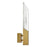 CWI Lighting Petra LED 22" Brass Wall Light/Handcrafted Glass