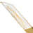 CWI Lighting Petra LED 22" Brass Wall Light/Handcrafted Glass