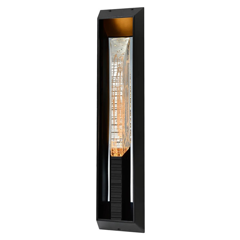 CWI Lighting Petra LED 29" Black Outdoor Wall Light