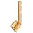 CWI Lighting Contour LED 19" Brass Wall Light/Handcrafted Glass