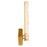 CWI Lighting Contour LED 19" Brass Wall Light/Handcrafted Glass