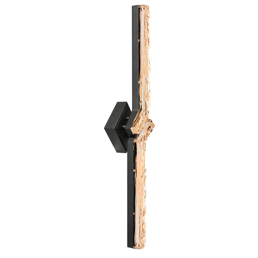 CWI Lighting Contour LED 33" Black Outdoor Wall Light