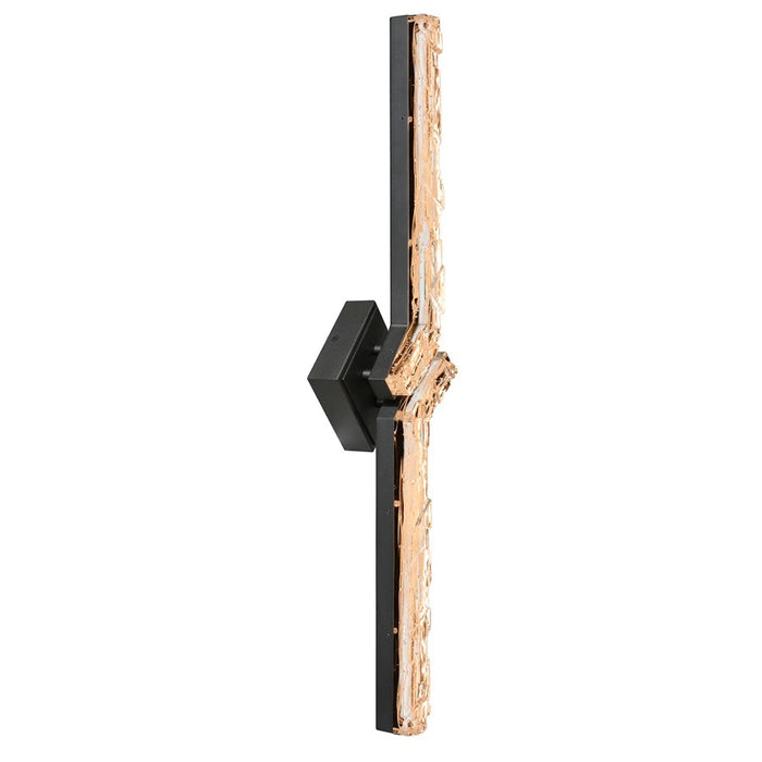 CWI Lighting Contour LED 33" Black Outdoor Wall Light