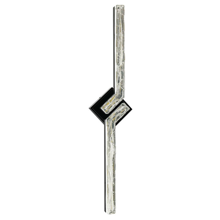 CWI Lighting Contour LED 33" Black Outdoor Wall Light