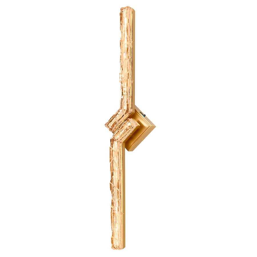 CWI Lighting Contour LED 33" Brass Vanity Light/Handcrafted - 1724W33-2-624