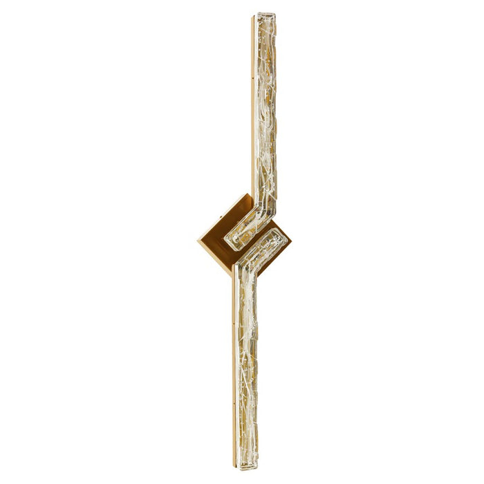 CWI Lighting Contour LED 33" Brass Vanity Light/Handcrafted