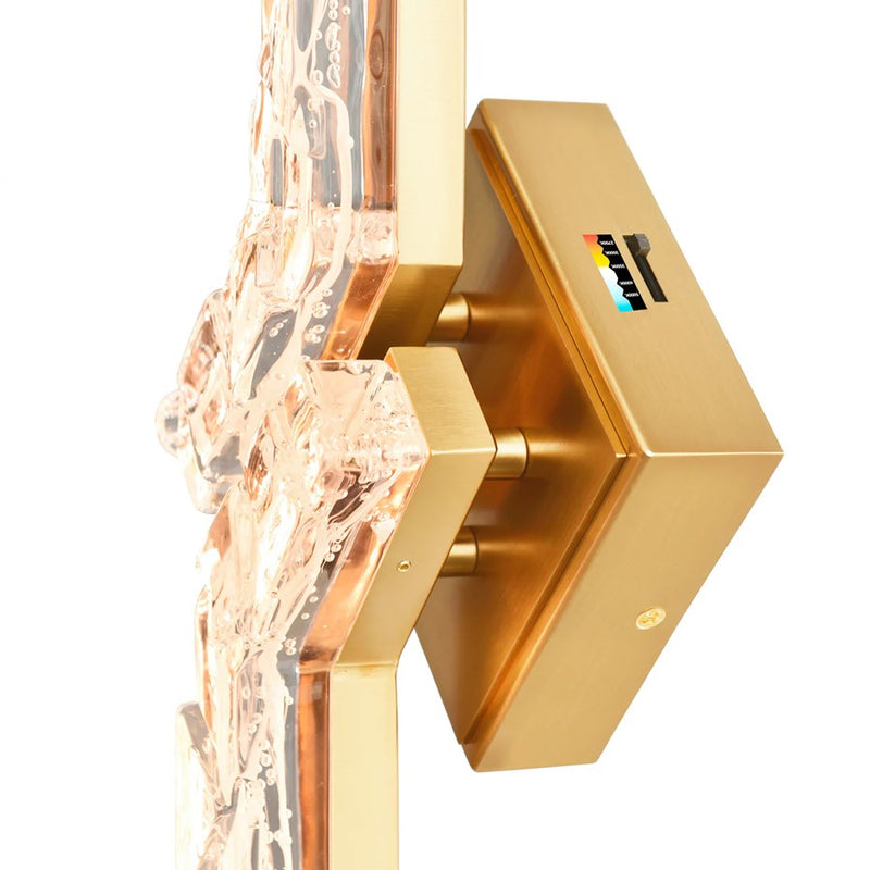 CWI Lighting Contour LED 33" Brass Vanity Light/Handcrafted