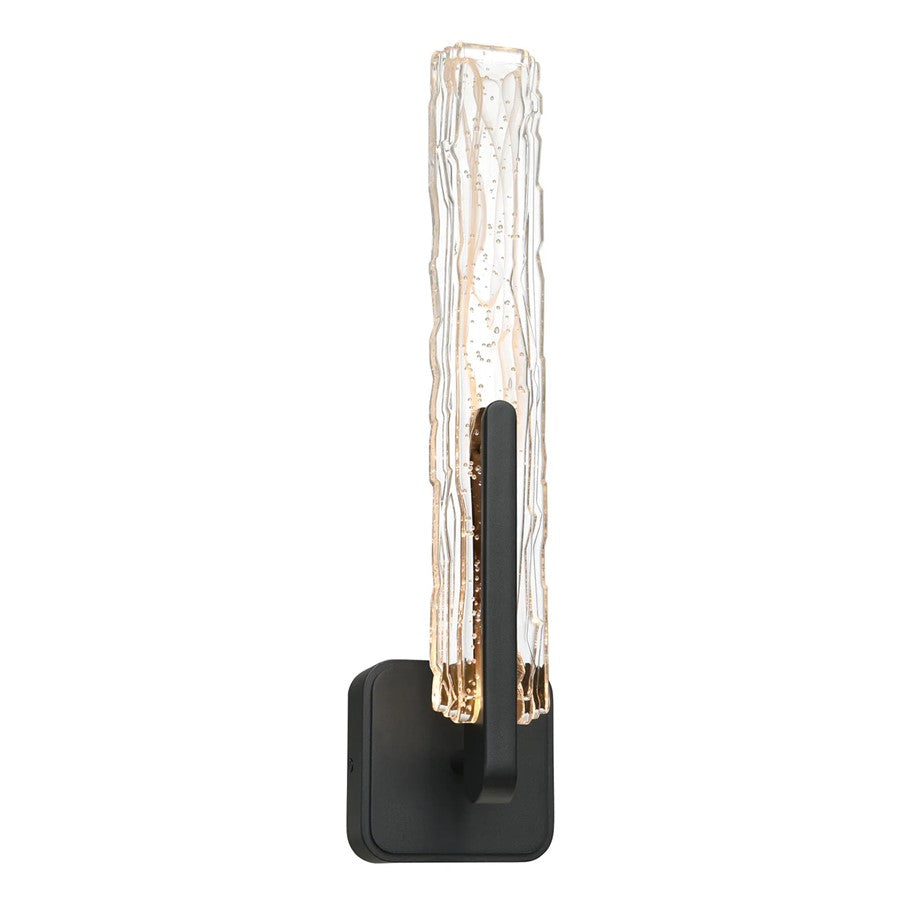 CWI Lighting Curva LED 19" Black Outdoor Wall Light