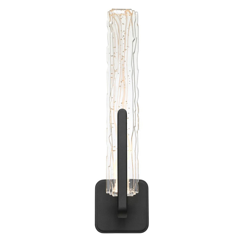 CWI Lighting Curva LED 19" Black Outdoor Wall Light
