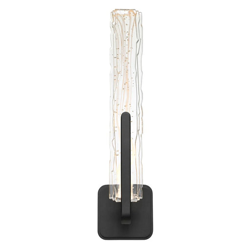 CWI Lighting Curva LED 19" Black Outdoor Wall Light