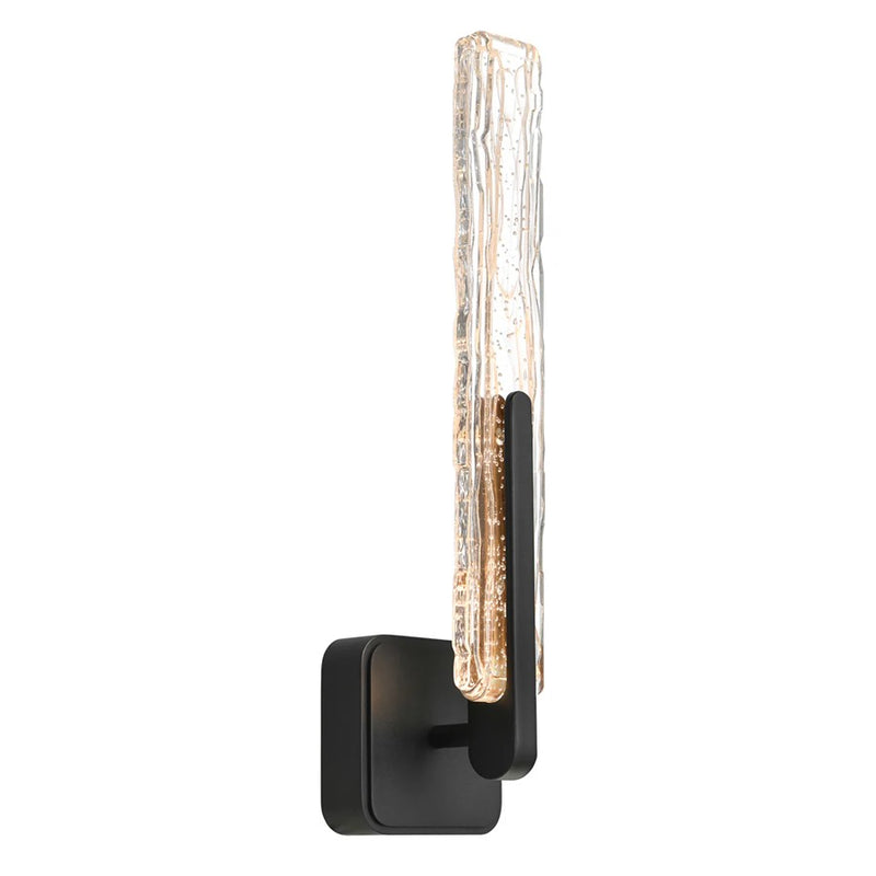 CWI Lighting Curva LED 19" Black Outdoor Wall Light