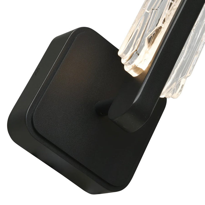 CWI Lighting Curva LED 19" Black Outdoor Wall Light
