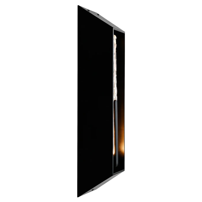 CWI Lighting Curva LED 24" Black Outdoor Wall Light