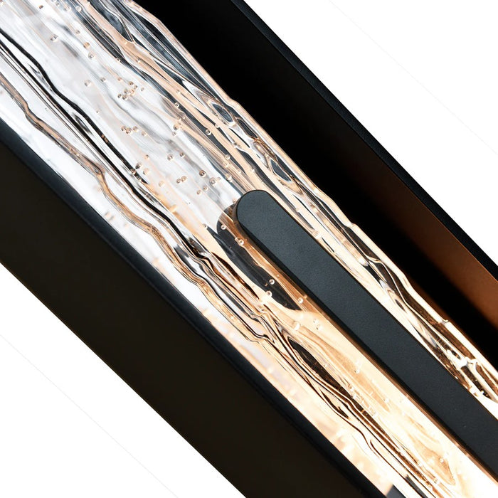CWI Lighting Curva LED 24" Black Outdoor Wall Light