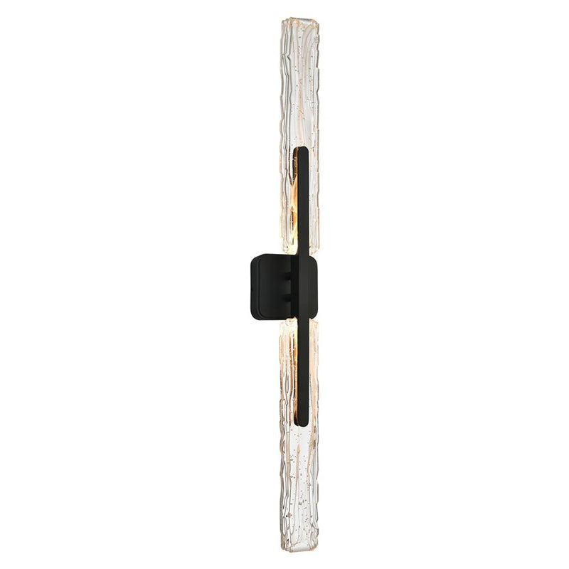 CWI Lighting Curva LED 36" Black Outdoor Wall Light