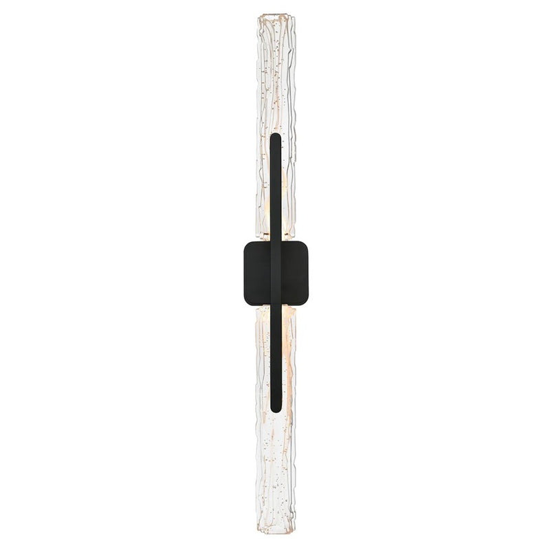 CWI Lighting Curva LED 36" Black Outdoor Wall Light