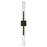 CWI Lighting Curva LED 36" Black Outdoor Wall Light