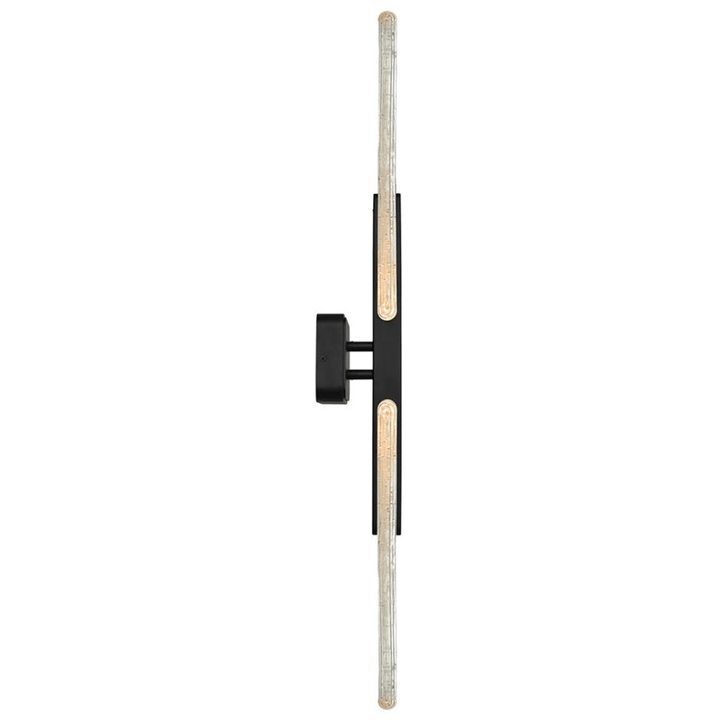 CWI Lighting Curva LED 36" Black Outdoor Wall Light