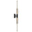 CWI Lighting Curva LED 36" Black Outdoor Wall Light